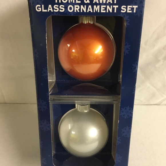 NFL Tennessee Glass Ornaments 2-NIB - Picture 4 of 4